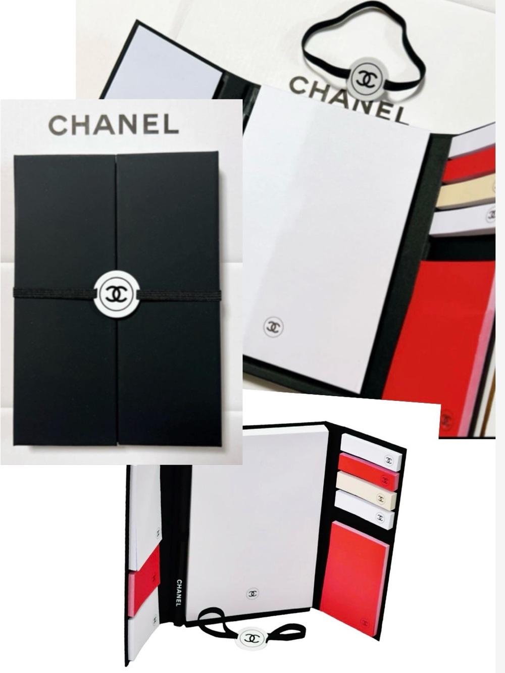 CHANEL LA COLLECTION Sticky Notes & Pencil Set Limited Edition Novelty NEW